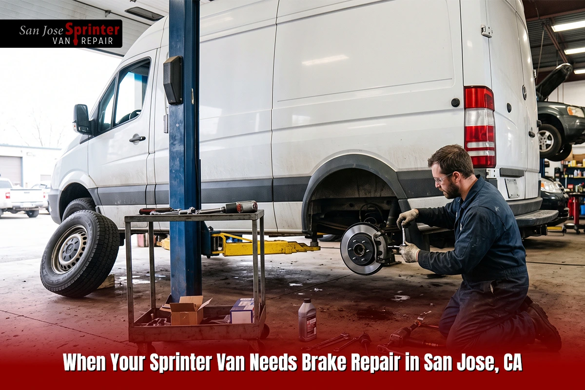 Sprinter Van Needs Brake Repair in San Jose CA